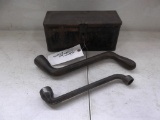 104-8 Antique Fordson Toolbox and Wrenches