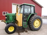 110-2 1999 John Deere 6410 w/ Tiger 5' Boom Mower - ONLY 2139 Hrs.