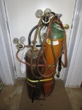 99-444 Set of Oxy/Acetylene Torches on Cart