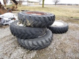 201-6 Lot of (4) Goodyear Dynatorque 385/85R34 and Rims