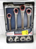 99-107 NEW Jobsmart Jumbo Ratcheting Combination Wrenches - Standard
