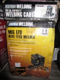 99-327 Chicago Mig 170 Welder and Rolling Cart
