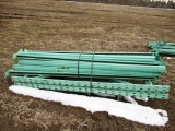 113-4 Lot of Pallet Racking - (3) Uprights, (18) 8' Rails