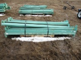 113-5 Lot of (17) 8' Pallet Racking Rails