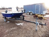 113-13 Basstender Boat w/ Trailer - BILL OF SALE ONLY FOR BOTH