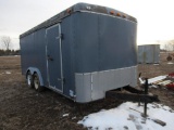 99-448 16' Enclosed Trailer - BILL OF SALE ONLY, Needs Tires