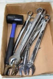 99-529 Lot of Tools w/ Hammer and Wrenches