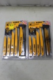 99-28 Lot of 2 NEW Dewalt Recipricating Saw Blade Kits
