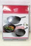 99-139 Lot of 3 Cast Iron Skillets