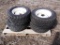 99-441 Lot of (2) Sets of Cub Cadet Rear Rims/Tires