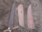 129-266 Lot of (3) Primitive Hay Knives