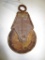 129-97 Cast/Wood Pulley