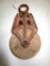 129-102 Cast Iron/Wood Pulley