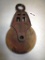 129-118 Cast Iron/Wood Pulley