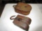 129-122 Lot of 2 Wood Pulley's