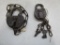 126-147 Lot of (2) Antique Locks