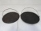 129-186 Lot of 2 Cast Iron Flat Griddles