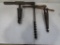 129-190 Lot of (3) Wood/Barrel Boring Tools