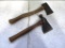 129-206 Lot of 2 Hatchets - 1 Marked GTW