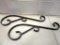 106-13 Lot of 2 Ornate Metal Sign Brackets