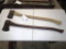 129-19 Lot of 2 Axes - True Temper Kelly and Unknown