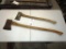 129-22 Lot of 2 Axes - Craftsman and Unknown