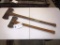129-26 Lot of 2 Double Bit Axes - Plumb and Unknown