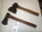 129-56 Lot of 2 Hatchets incl. Hewing