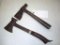 129-60 Lot of 2 Carpenter Hatchets incl. Estwing
