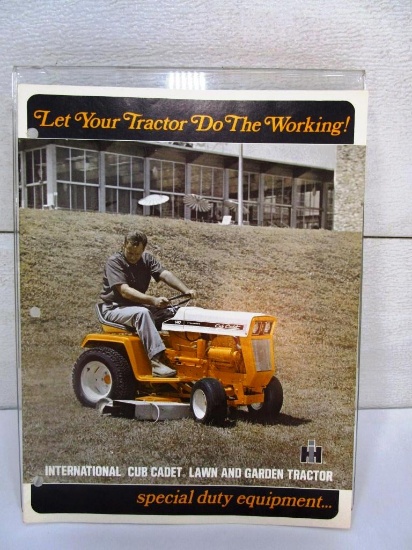 156-2 Cub Cadet Special Duty Equipment Advertising Brochure