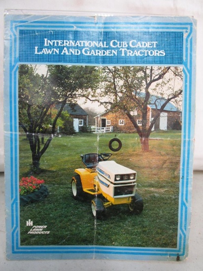 156-30 IH Cub Cadet Tractors Advertising Brochure