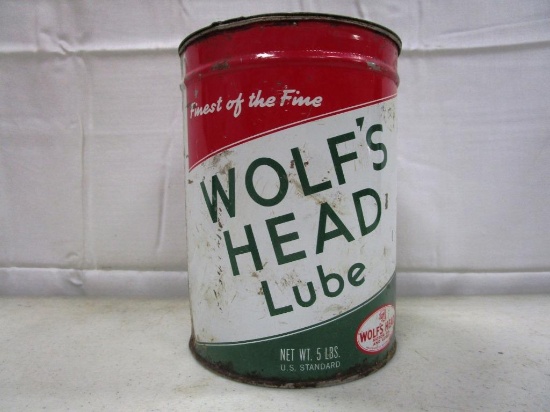 106-7 5lb. Wolf's Head Greas Can