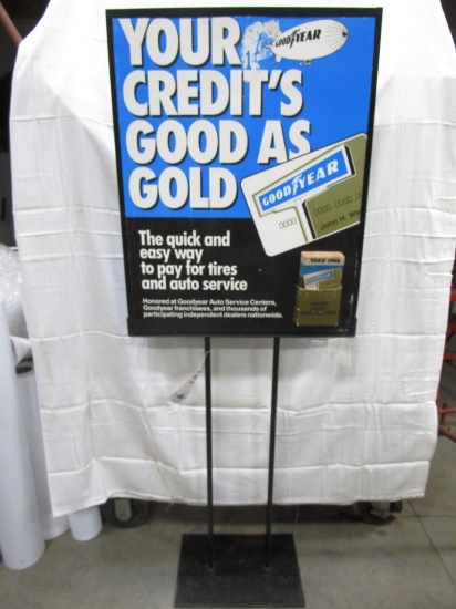 106-30 Goodyear Floor Standing Credit Advertising