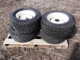99-441 Lot of (2) Sets of Cub Cadet Rear Rims/Tires