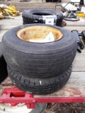 99-468 Lot of (2) Cub Cadet Front Wheels/Tires