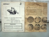156-29 Lot of Brochures incl. Brinley Plow and Sleeve Hitch Instructions