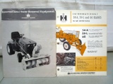 156-37 Lot of 2 IH Cub and Cub Cadet Brochures