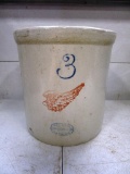 111-11 Redwing 3 Gallon Crock