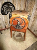 110-21 Antique Wooden Butter Churn