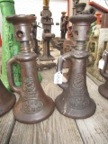 129-233 Lot of (2) Vulcan 1 1/4x8 Screw Jacks