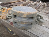 129-268 VERY LARGE Double Pulley