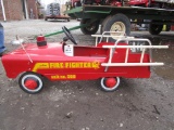 130-3 Vintage Pedal Fire Truck