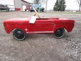 130-7 Vintage Ford Mustang Pedal Car
