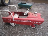 130-9 Vintage Pedal Fire Truck