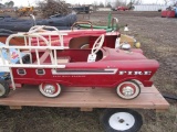 130-34 Vintage Pedal Fire Truck