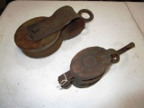 129-112 Lot of 2 Farm Pulley's