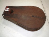 129-130 Large Wood Pulley