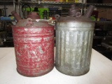 129-132 Lot of 2 Kerosene Cans