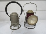 129-142A Lot of (2) Vintage Lights
