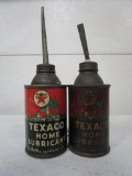 129-157 Lot of (2) Lead Top Texaco Home Oilers